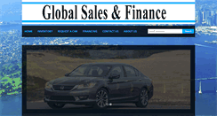 Desktop Screenshot of globalsalesnfinance.com