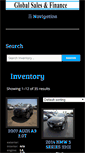 Mobile Screenshot of globalsalesnfinance.com