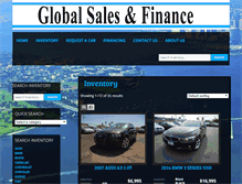 Tablet Screenshot of globalsalesnfinance.com